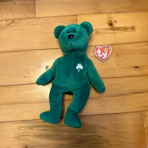 Ty Emerald Green Plush Bear